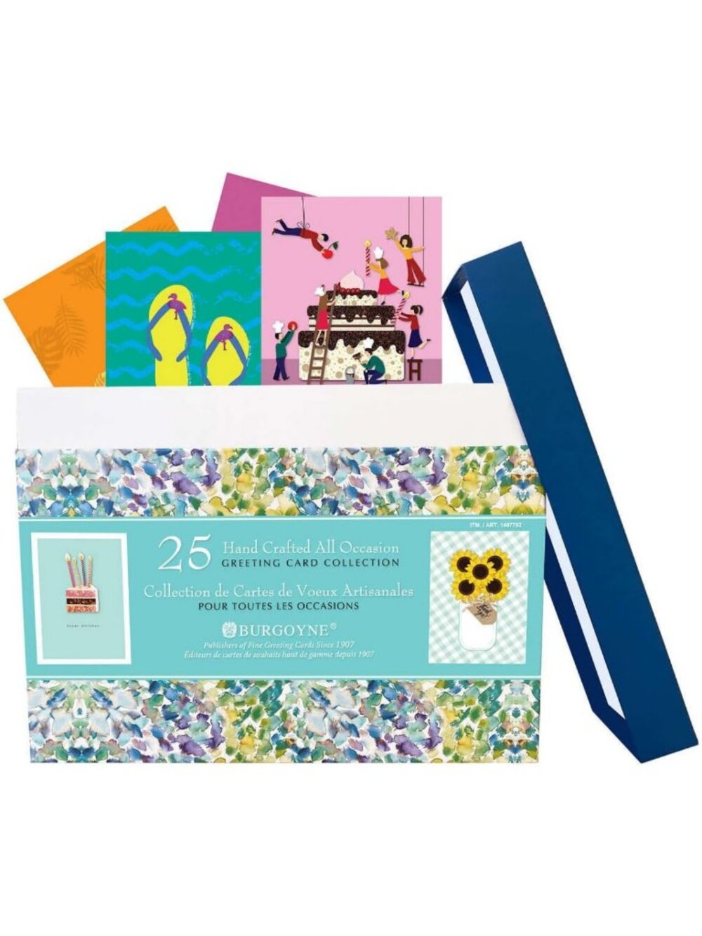 25 Hand-Crafted All Occasion Greeting Cards - Unique Designs for Every